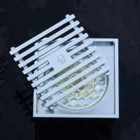 潜水艇(Submarine) TK40-10 超薄防虫防臭地漏 移位地漏40管/50管通用
