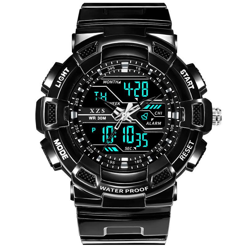 929黑武士 特种兵黑科技军手表男学生电子多功能黑武士炫酷韩版防水夜光潮流图片