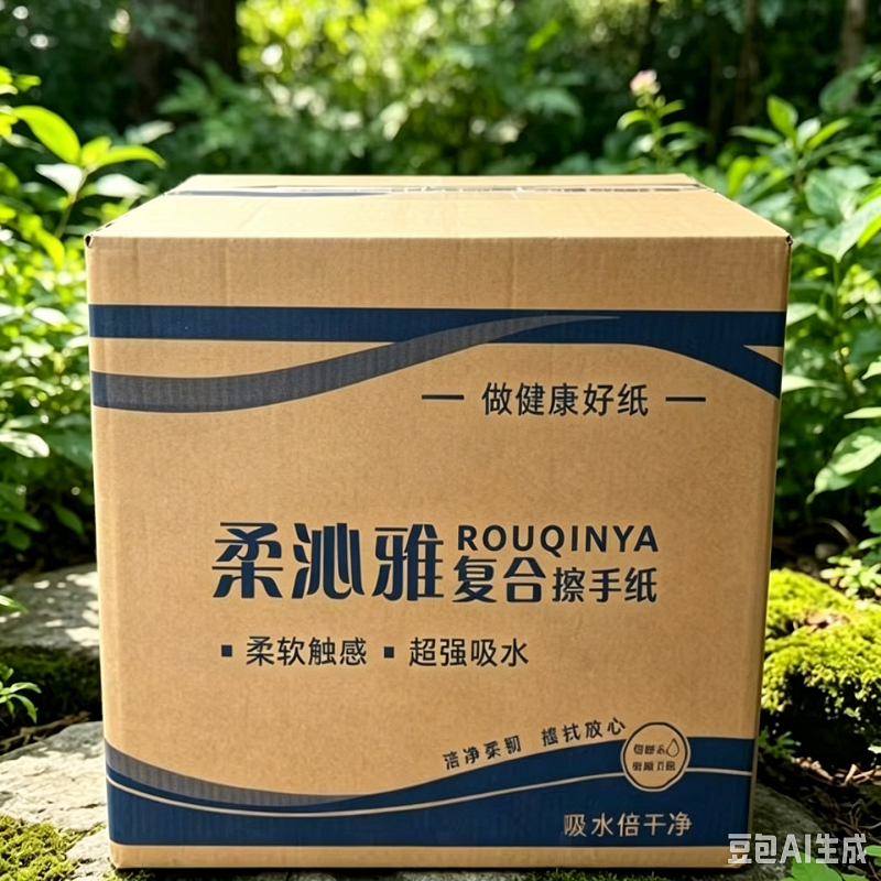 柔沁雅 RQY-150双层复合擦手纸 210*230mm 150抽/包 20包/箱(计价单位:箱)