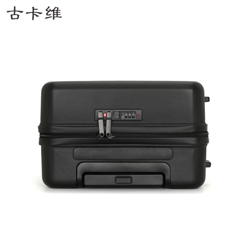 古卡维 行李箱 旅行箱 黑色24寸拉链款ZC034-2高清大图