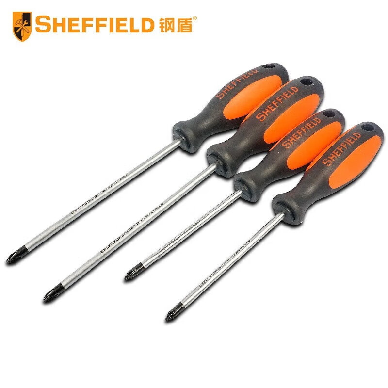 钢盾(SHEFFIELD) S056201 双色柄十字螺丝批PH0×50mm[家用]高清大图