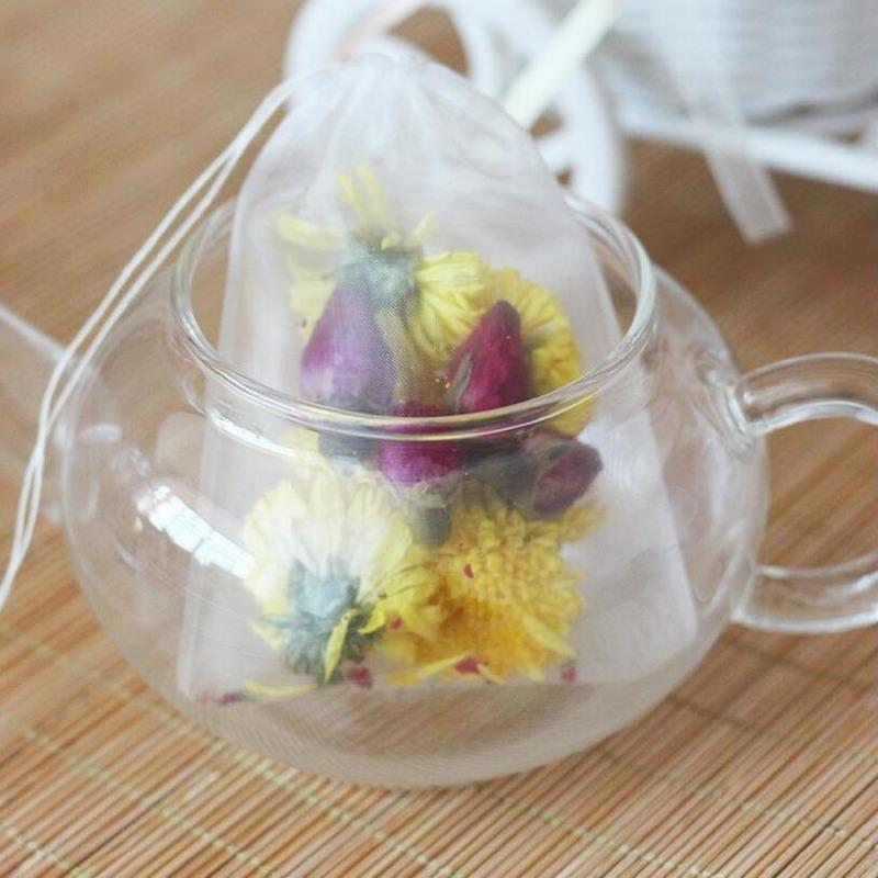 抽线尼龙茶包泡茶袋茶叶袋茶叶包煮茶袋花茶一次性茶叶过滤包56cm50个