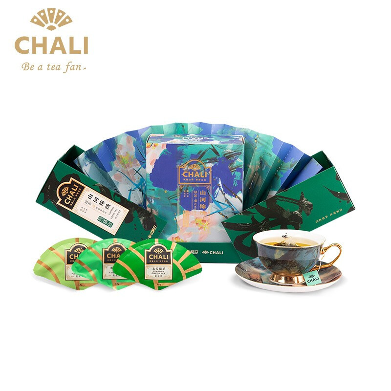 茶里(ChaLi) 山河锦绣系列·绣 绿茶花果茶组合35g