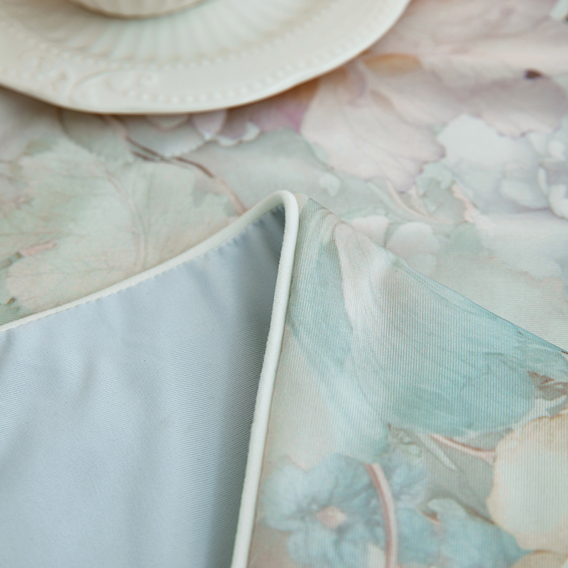 梦洁家纺 针织凉感印花夏被:小凉方 150x200cm高清大图