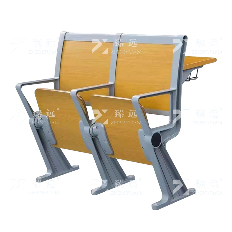 臻远ZY-LTY-88 阶梯教室排椅礼堂椅会议室报告厅联排椅 中排双人位