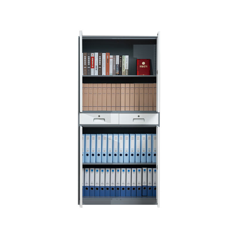 [企诺]文件柜 QNGA15FO-06LPA 900×400×1850mm 钢 台高清大图