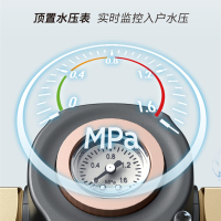 曼优克5T大流量前置过滤器 家用净水器反冲洗全屋自来水滤水器 (自行安装)M10