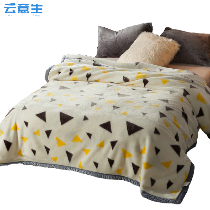 云意生 毛毯 拉舍尔 180*220cm/张高清大图
