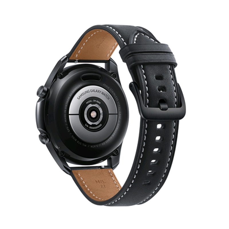 三星 Galaxy Watch3 曜岩黑 45mm LTE通话版 智能手表 音乐播放 天气表盘 睡眠评分 血氧测量 真皮表带