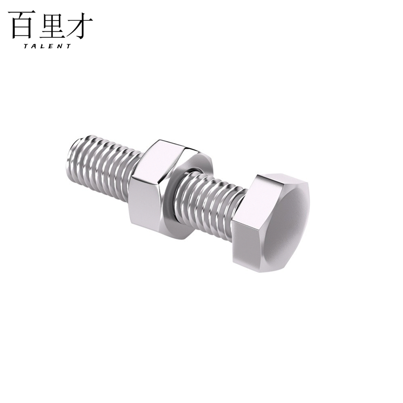 百里才 不锈钢螺栓 M12*30套高清大图