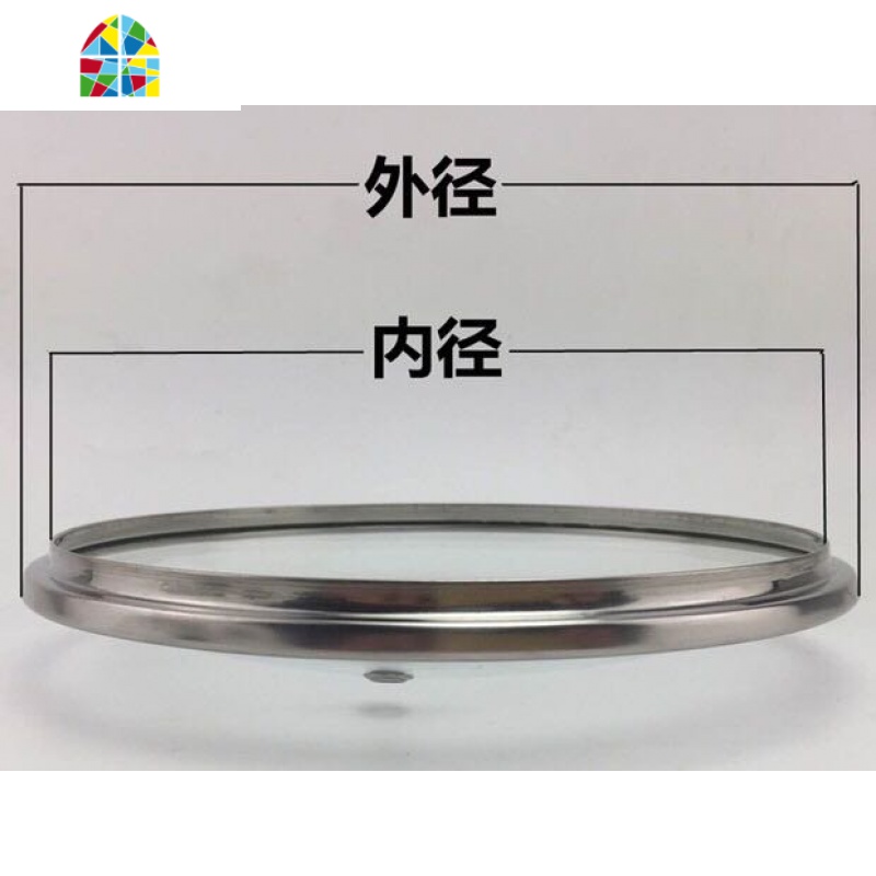 家用锅具配件 锅盖 钢化玻璃盖 加厚蒸锅炒锅盖子 FENGHOU 20cm高清大图