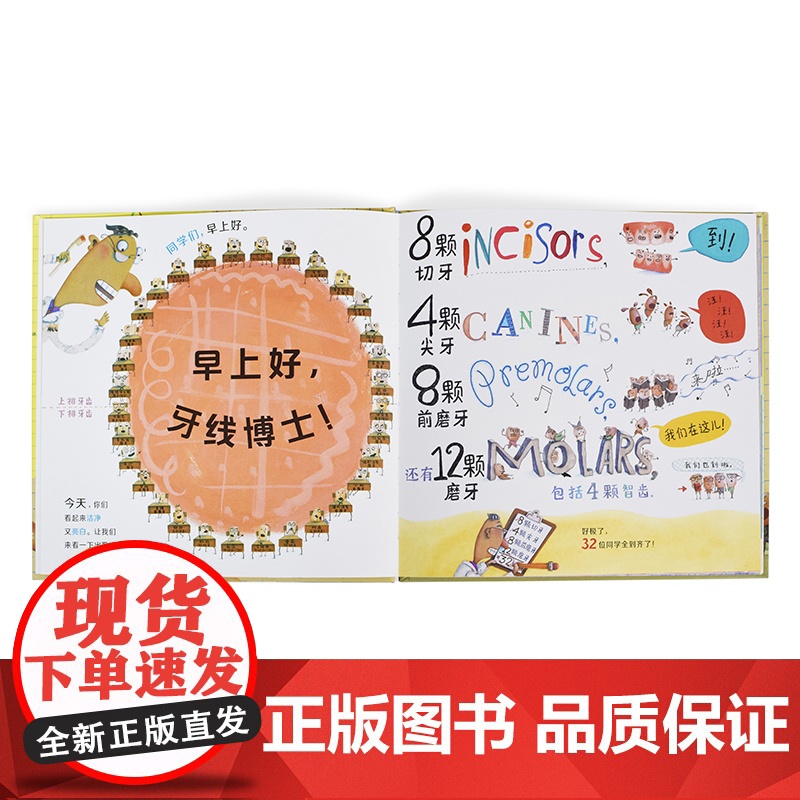 张开嘴巴:牙齿学校在里头 麦克米伦世纪绘本高清大图