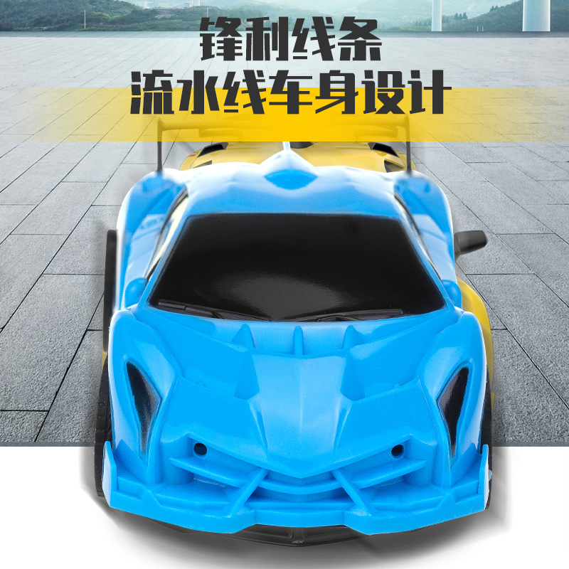 婴侍卫 四通仿真遥控车1:28 7800-6 蓝/红 颜色随机高清大图