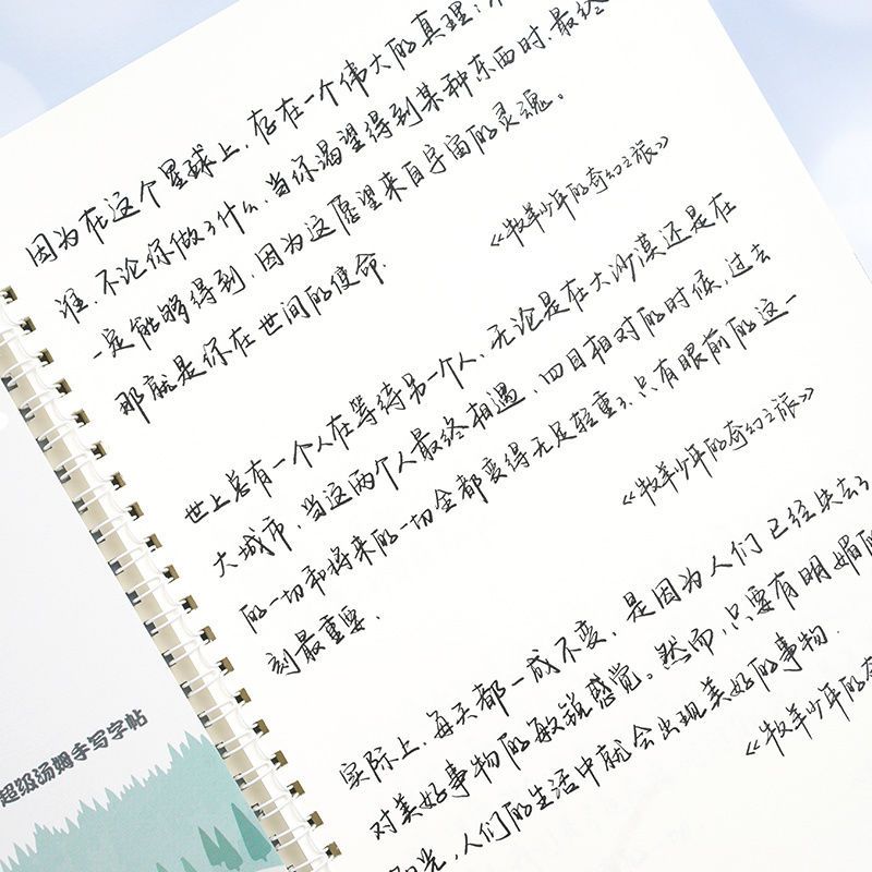 逸云超级汤姆手写字帖女生字体漂亮练字大学生练字帖行楷行书成人字帖