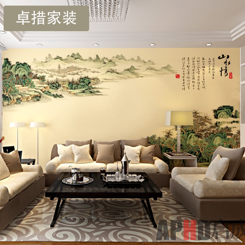 电视背景墙纸壁画简约现代壁纸客厅卧室欧式3d影视墙纸无缝墙布壹德壹