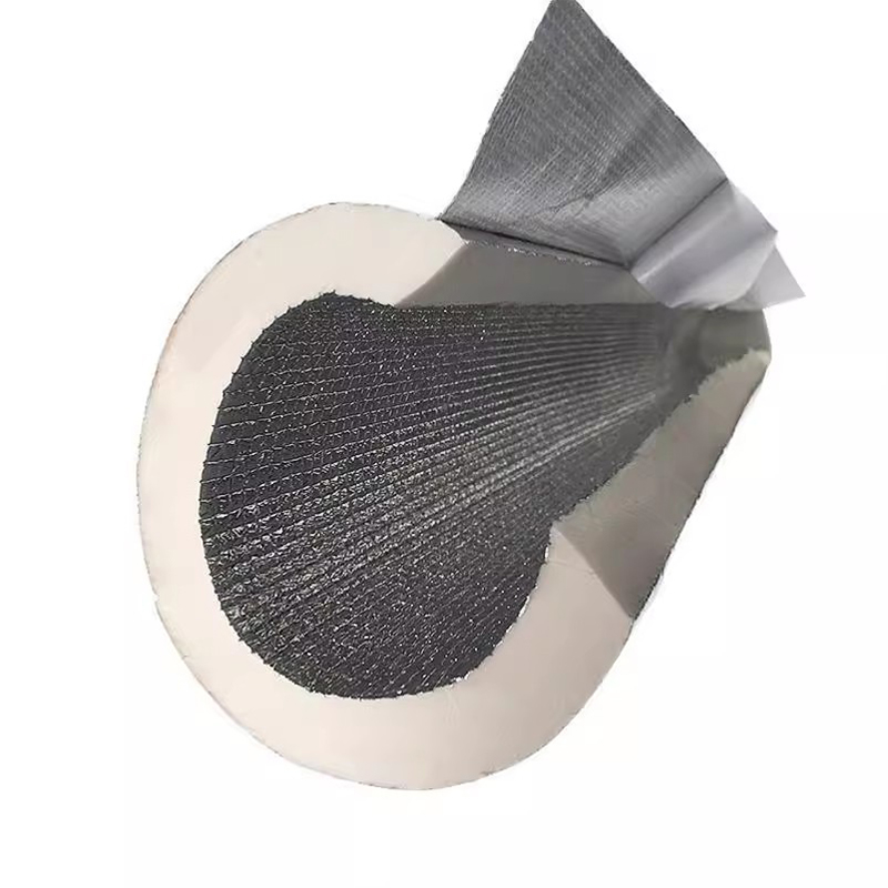 艳俏 聚乙烯保温管 防寒阻燃铝箔保温棉 内径165(6寸)厚30mm 米高清大图