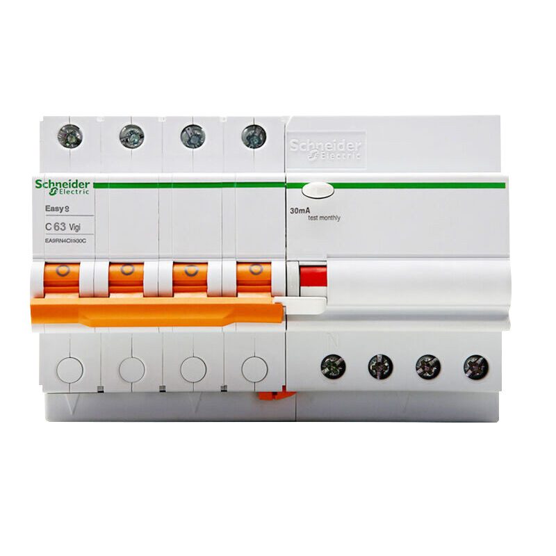 施耐德电气(Schneider Electric)漏电保护器 EA9系列 空开电闸总闸 带漏电保护 4P 63A