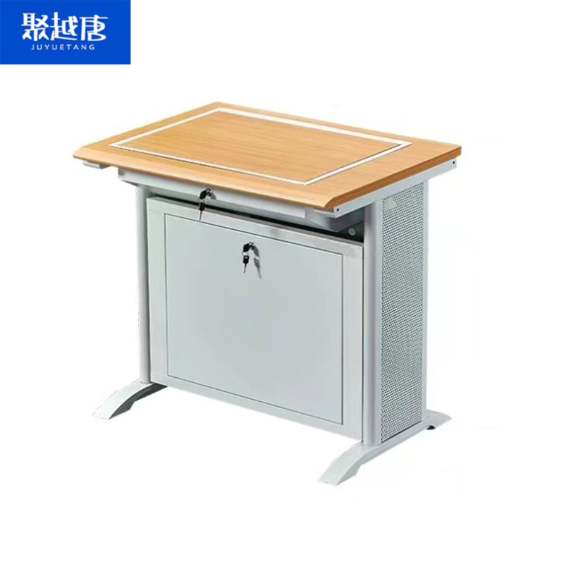 聚越唐(JUYUETANG))三人位翻转电脑桌2400*600*750/760张 可定制颜色款式任选