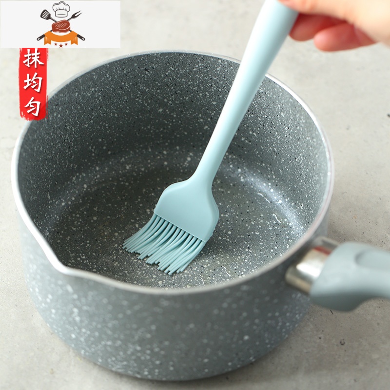 食品硅胶油刷家用厨房烙饼可高温烧烤刷调料小刷子烘培工具 敬平 绿色油刷高清大图