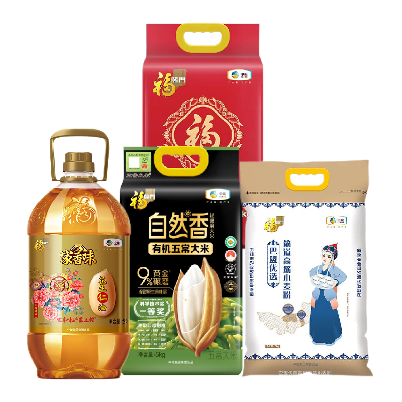中粮・仓满福盈礼 15KG+5L (4-1)