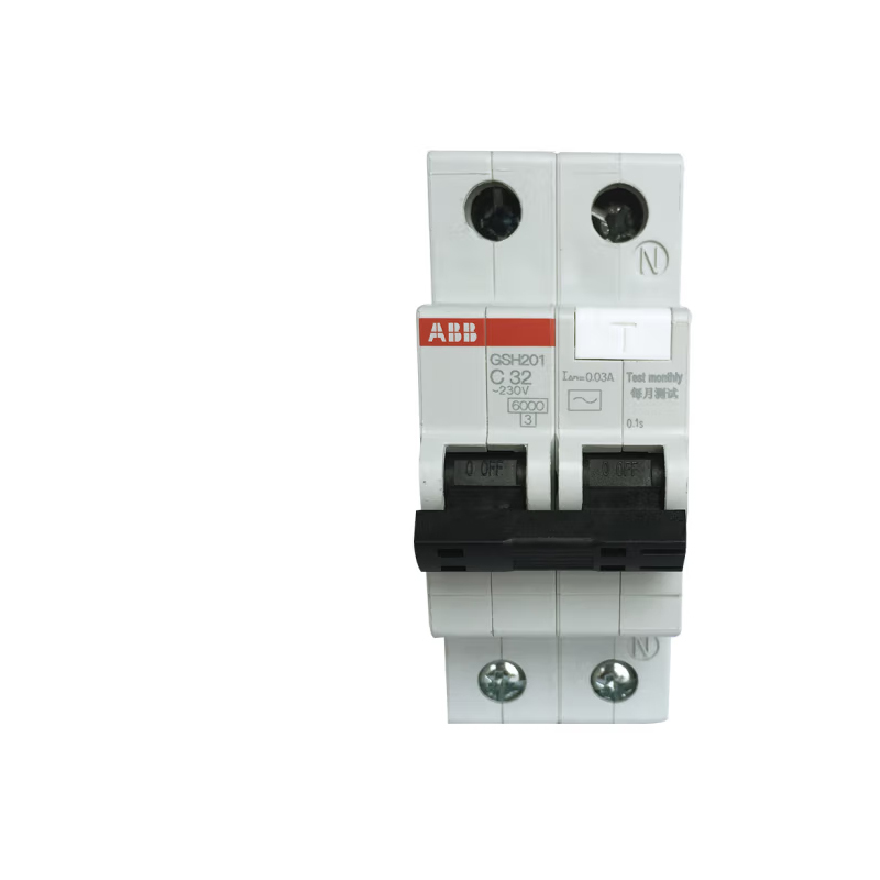 ABB断路器 1P32A漏电保护器空气开关带漏保 GSH201 AC-C32 电工电料