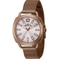 Invicta 英弗他 女士名品腕表优雅时尚石英表不锈钢防水三针设计华丽配饰