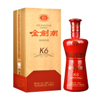 剑南春 金剑南K6 浓香型 白酒 52度 500ml 单瓶装