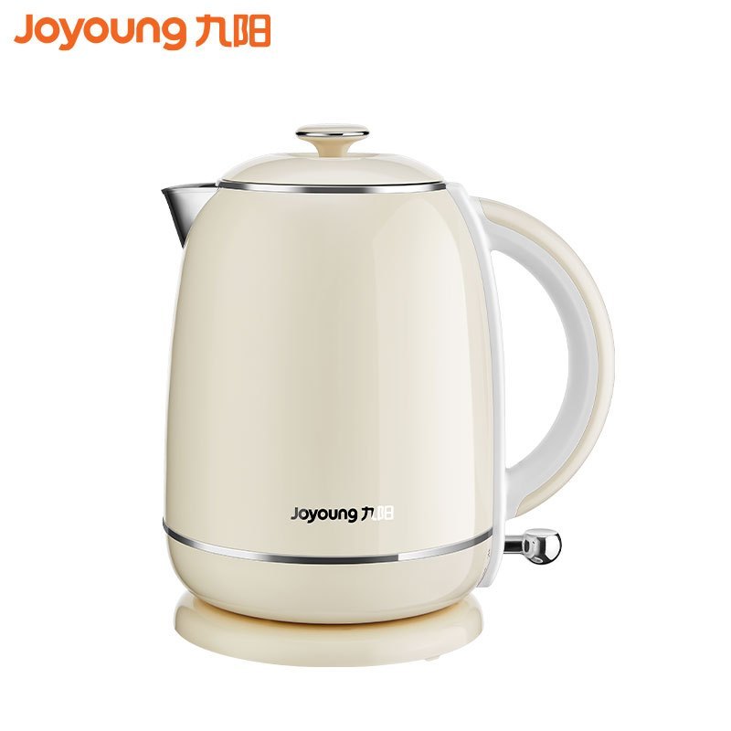 九阳joyoung电热水壶家用恒温电水壶304不锈钢自动保温一体复古烧水壶