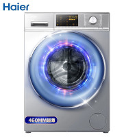 Haier/海尔滚筒洗衣机 7公斤 直驱变频超薄机身水晶系列 一级节能 全自动家用 纤薄下排水