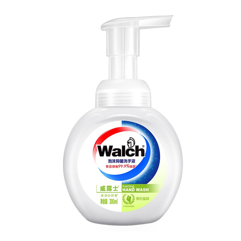 威露士(Walch) 泡沫抑菌 青柠盈润 洗手液 300ml （单位：瓶）