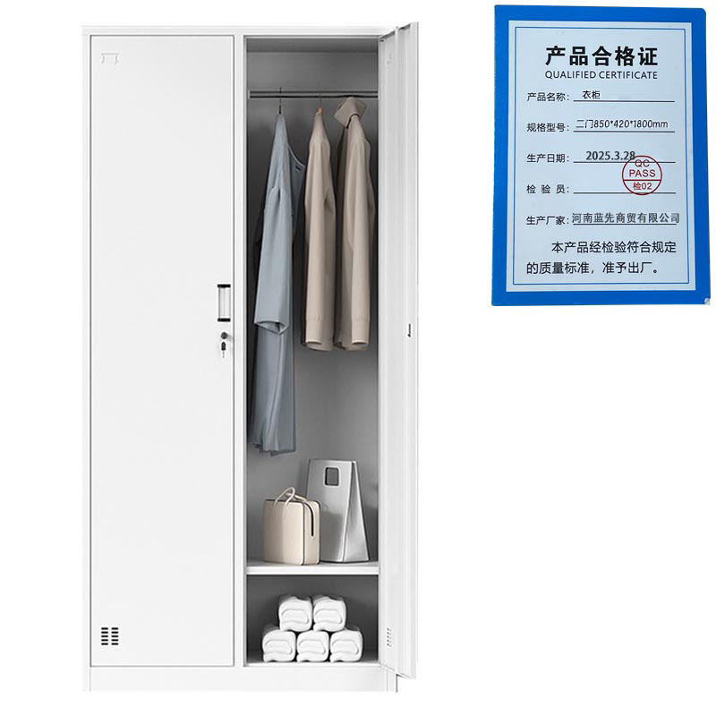 景福达衣柜二门850*420*1800mm台高清大图