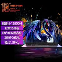 2024新品 机械革命 无界14S 14英寸窄边框轻薄本办公学习商务本定制游戏本笔记本电脑(全新酷睿i5-13500H 32G内存 512GB固态 支持PD快充 高效散热)黑天鹅