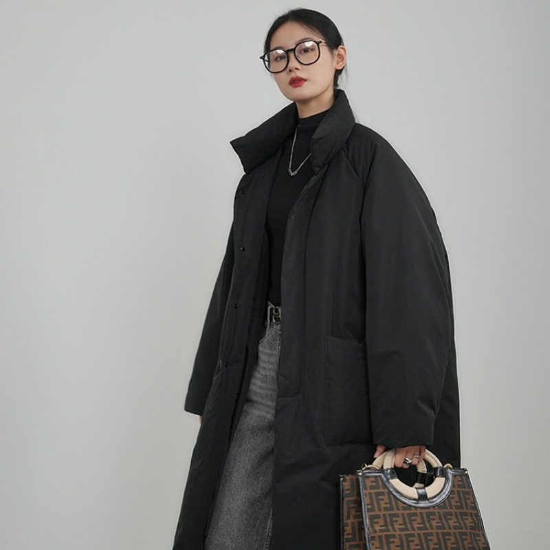 2025年新款棉服女冬中长款韩版宽松大被子加厚棉衣棉袄过膝外套潮高清大图