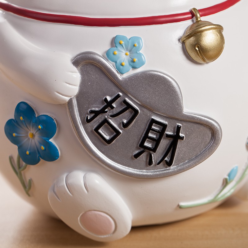 猫摆件大号发财猫创意开业礼品店铺开张个性收银台存钱罐 三维工匠 胖猫[送防滑垫]猫高清大图