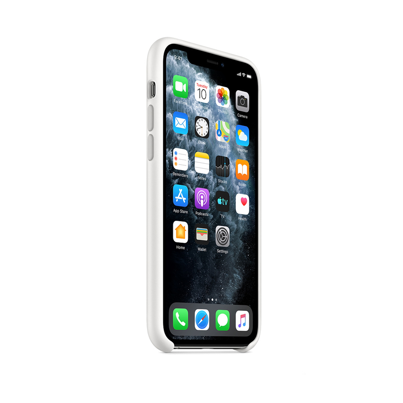 Apple iPhone 11 Pro Max 硅胶套 白高清大图