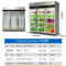 美菱(MELING)1320升商用厨房柜六门冷冻 冷藏大容积MCF(L)-1.8LC3MGOH
