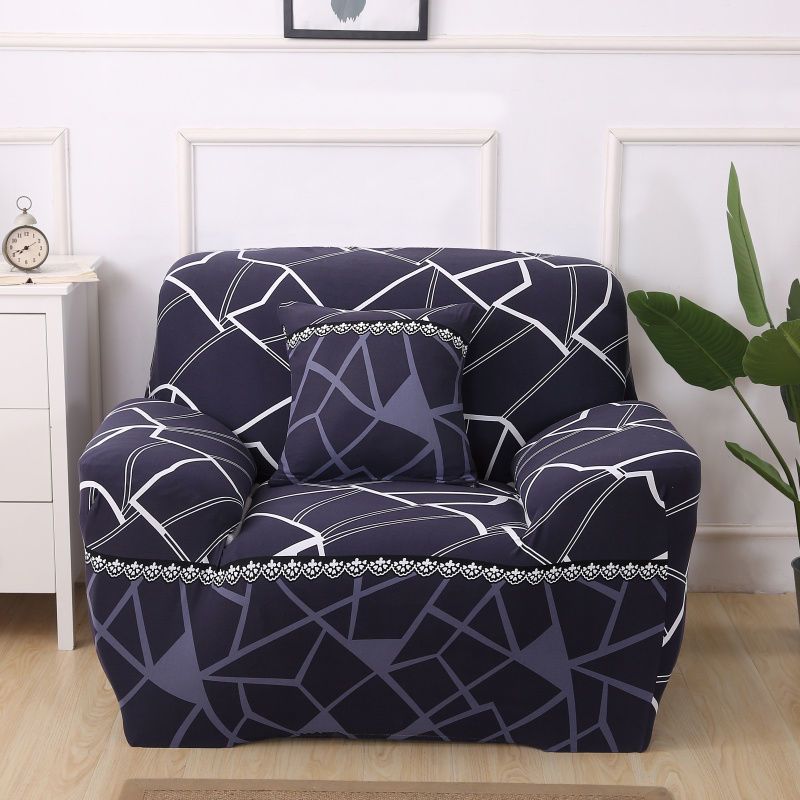 老式沙发套全包123组合通用皮沙发罩子防滑万能弹力单人沙发套子 [主