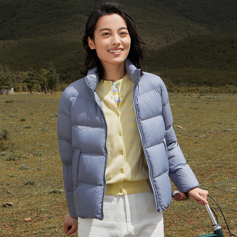 坦博尔羽绒服女时尚韩版秋冬短款泡芙面包服保暖小个子外套厚