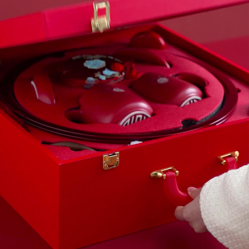 栩墨轩婚庆套装 高级嫁妆婚礼 圆喜套装20件(木质礼盒装)高清大图