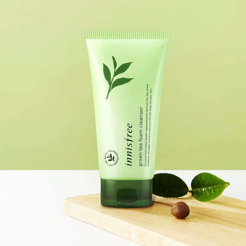 [清爽洁面]Innisfree 悦诗风吟 绿茶 深层清洁 洗面奶 150ml/支 清洁舒缓图片