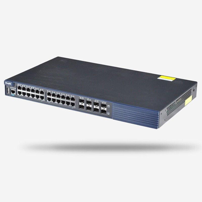 锐捷(Ruijie)千兆交换机RG-S5510-24GT/8SFP-E 千兆电网口24口