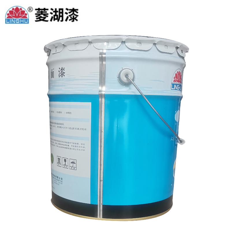 菱湖漆 西纳墙面漆 内墙乳胶漆20KG 桶高清大图