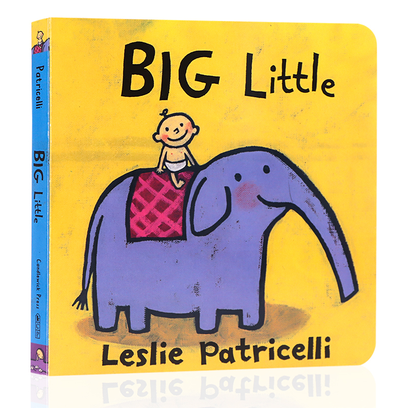 [正版]一根毛系列 Big Little 大与小 名家leslie patricelli生活习惯养成书1-3岁宝宝 撕
