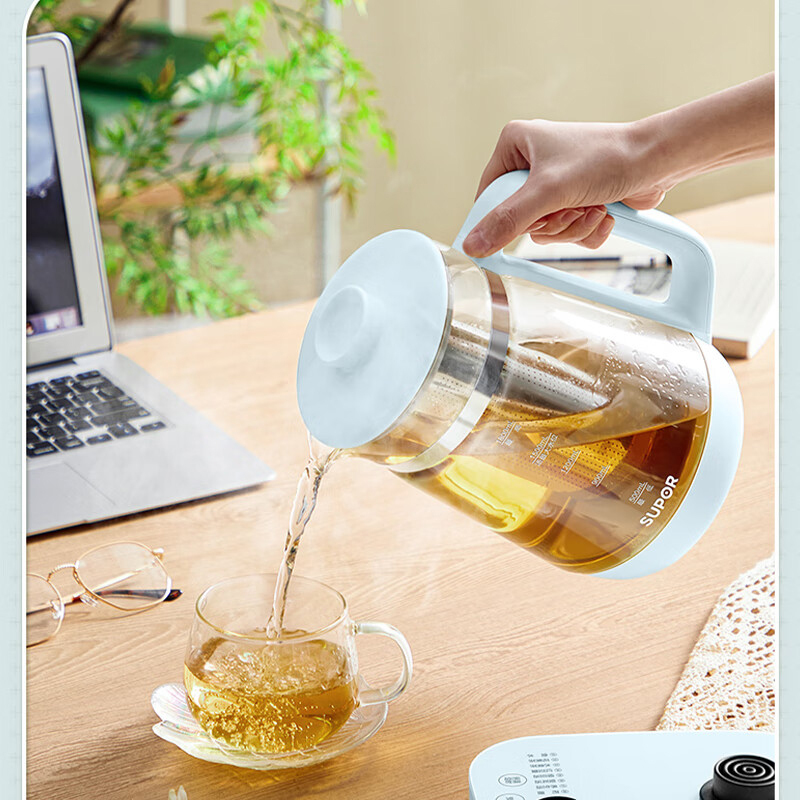 苏泊尔养生壶1.8L大容量煮茶器花茶壶316L茶壶SW-18Y10