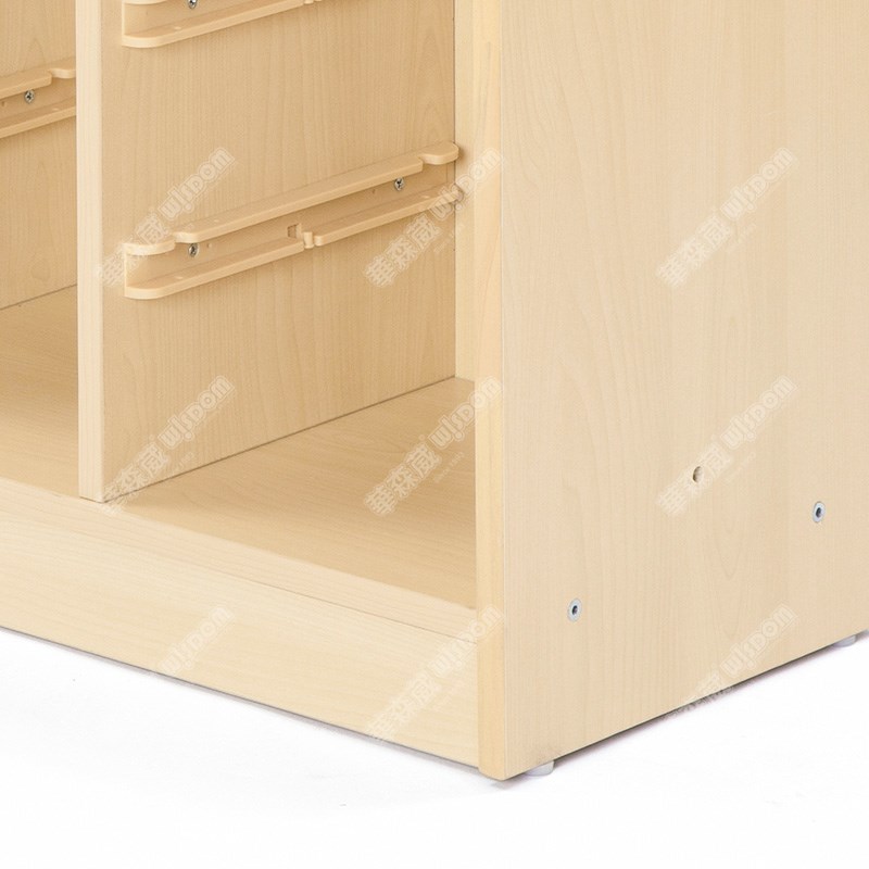 维也纳实木教具盒柜L80-枫木纹高清大图