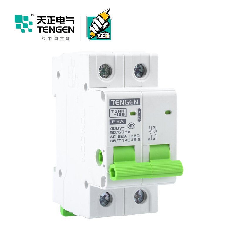 天正电气瑞彩系列TGHH-125 空气开关 2P 125A 336011200009 微型断路器