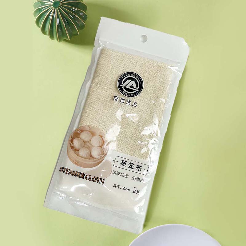 宏创优品蒸笼布蒸饭蒸馒头面包家用不黏连重复使用(直径30cm2片装)*2包高清大图