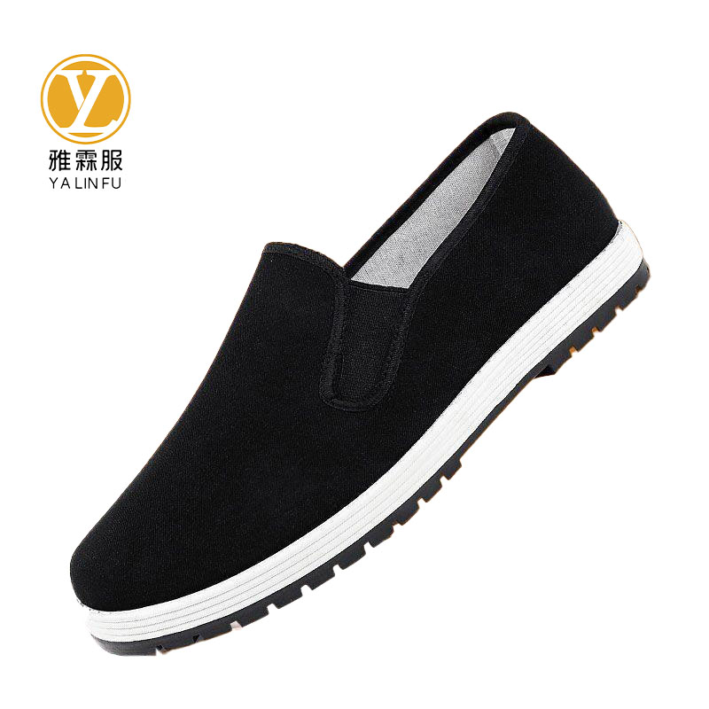 雅霖服 布鞋黑胶千层底YLFXT106025 双高清大图