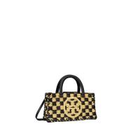 托里.伯奇(TORY BURCH)女士手工编织拉菲亚单肩包时尚优雅轻便休