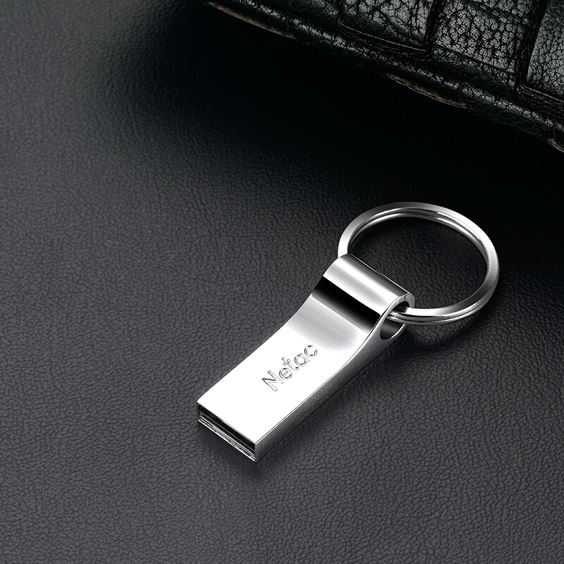 朗科(Netac)64GB USB2.0 U盘U275银色 加密U盘 防水闪存盘